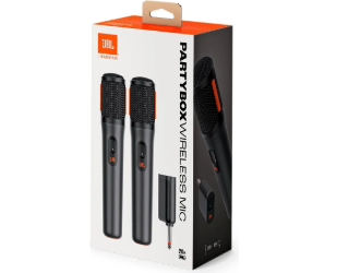 Microfone Jbl Duplo S/ Fio Wireless Jbl Micbr2 Karaokê Party
